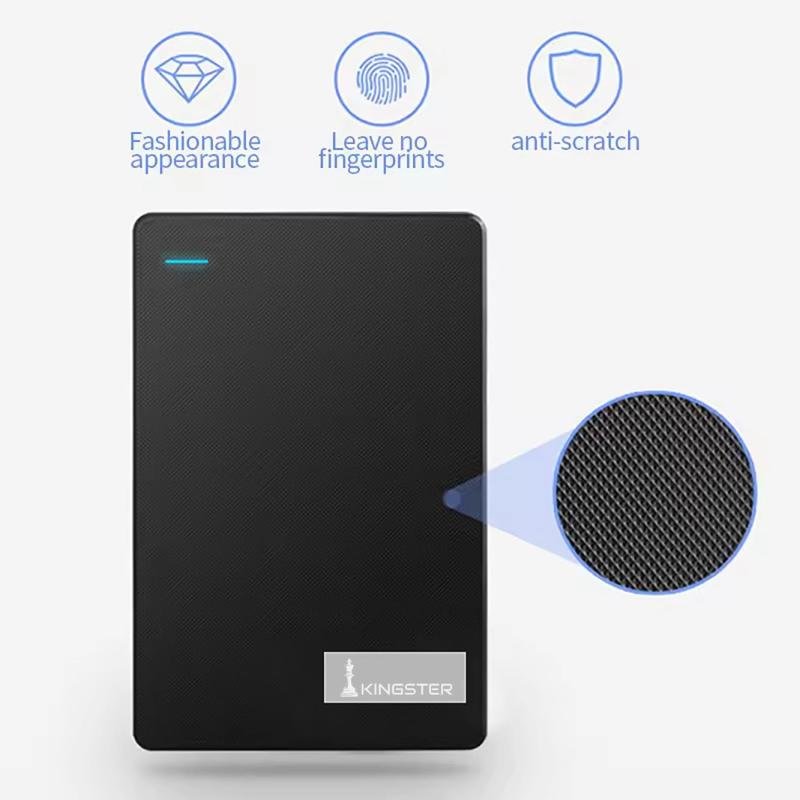 KINGSTER® External Hard Drive – Black