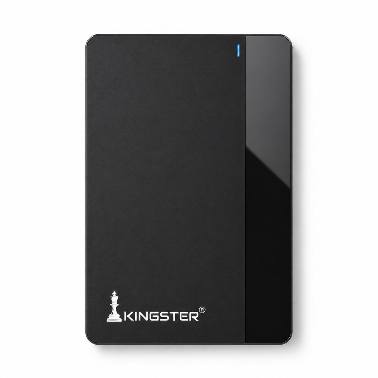 KINGSTER Portable External Hard Drive — premium black finish